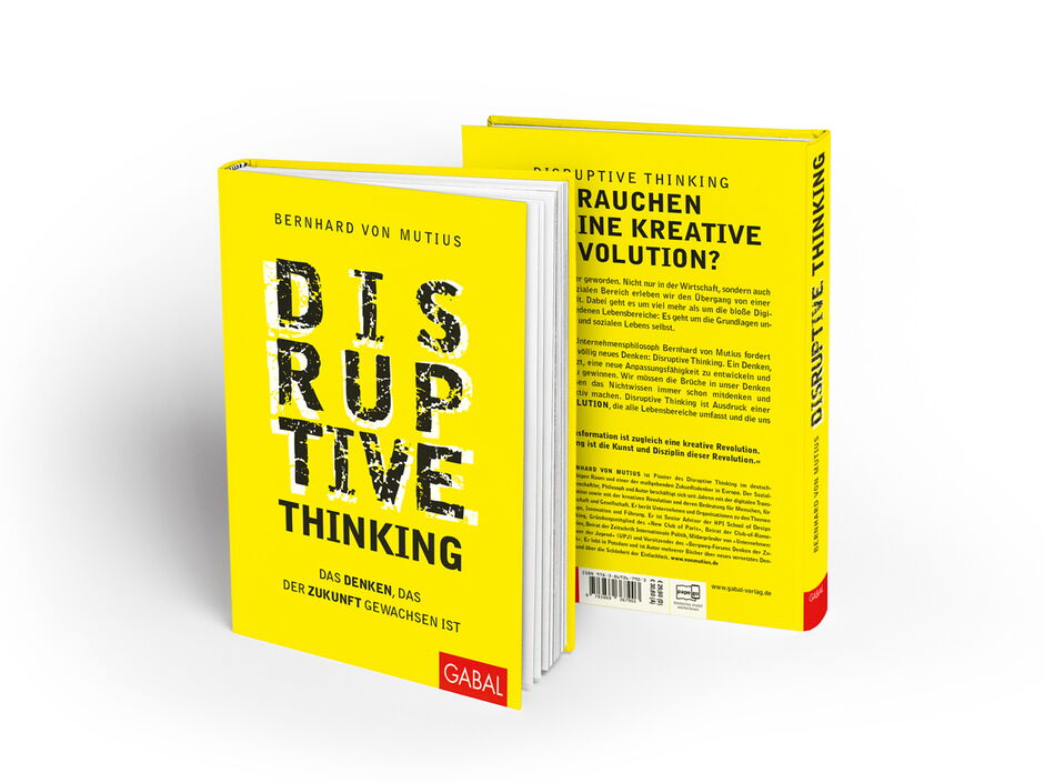 martin zech design buchcover design, bernhard von mutius, disruptive thinking