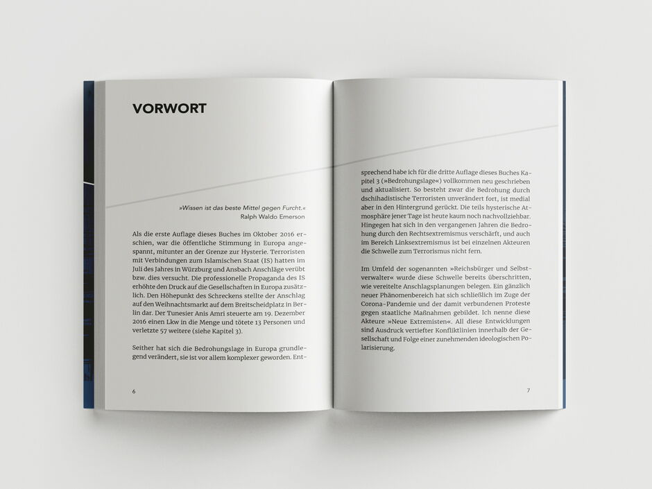 martin zech design, buchgestaltung, florian peil, terrorismus, innenseiten 2