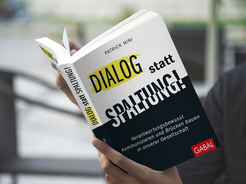 martin zech design, buchcover, gabal verlag, patrick nini, dialog statt spaltung