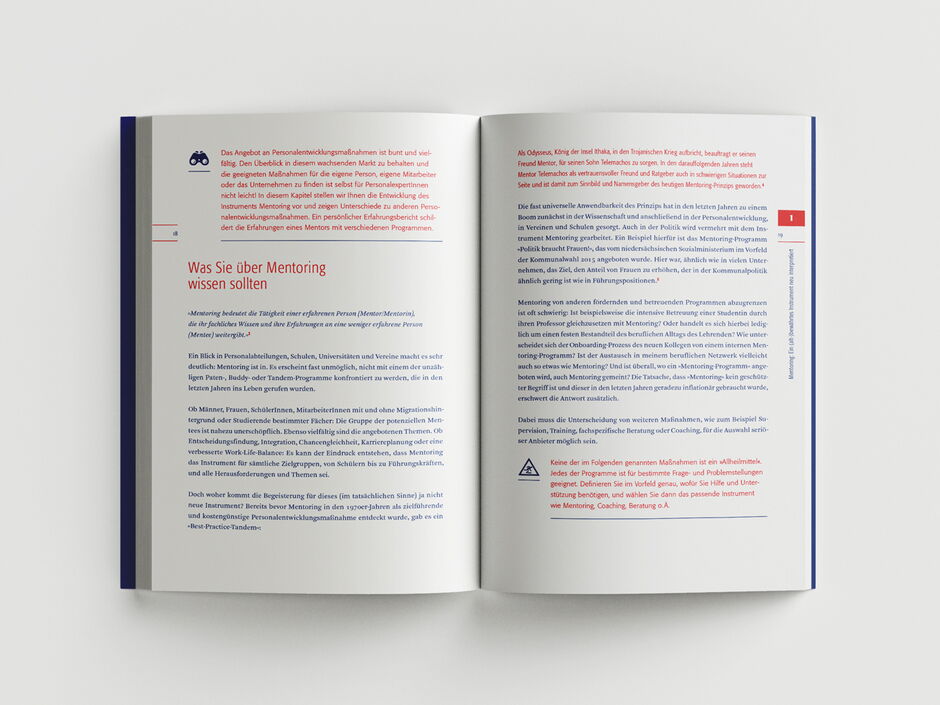 martin zech design, buchgestaltung, beller, hoffmeister-schoenfelder, mentoring, doppelseite 6