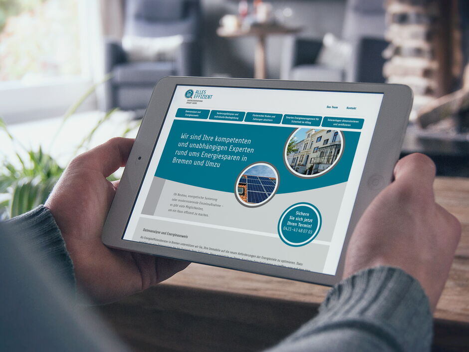 martin zech design, corporate design, alles effizient, website