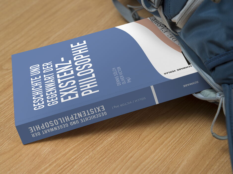 martin zech design, buchcover design, schwabe verlag, soelch, existenzphilosphie