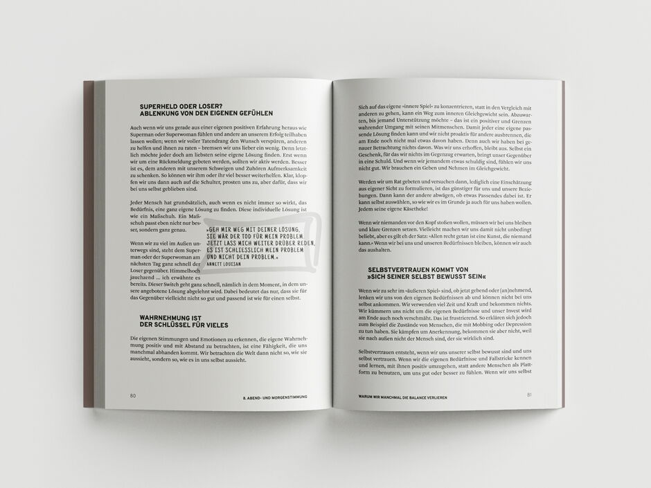 martin zech design, buchgestaltung, kropp, das ziel bin ich, doppelseite 4