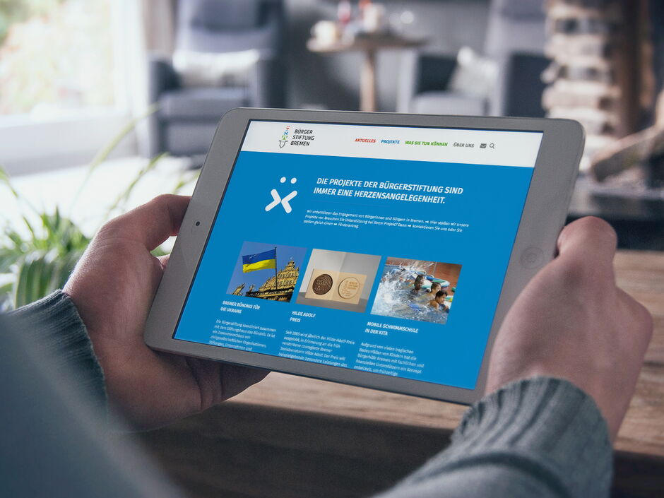 martin zech design, projekt design, buergerstiftung bremen, website, detail 2