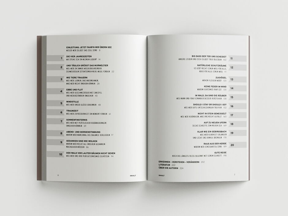 martin zech design, buchgestaltung, kropp, das ziel bin ich, doppelseite 2