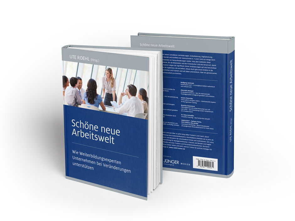 martin zech design, buchcover, ute-roehl, schoene neue arbeitswelt