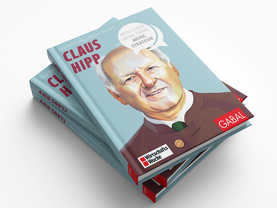 martin zech design, buchcover, wirtschaftswoche, balzli, claus hipp, mein leben, meine firma, meine strategie