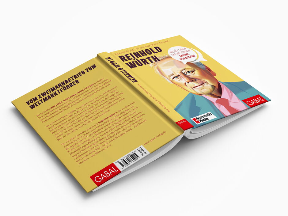 martin zech design, buchcover design, wirtschaftswoche, balzli, reinhold wuerth, mein-leben, meine firma, meine strategie