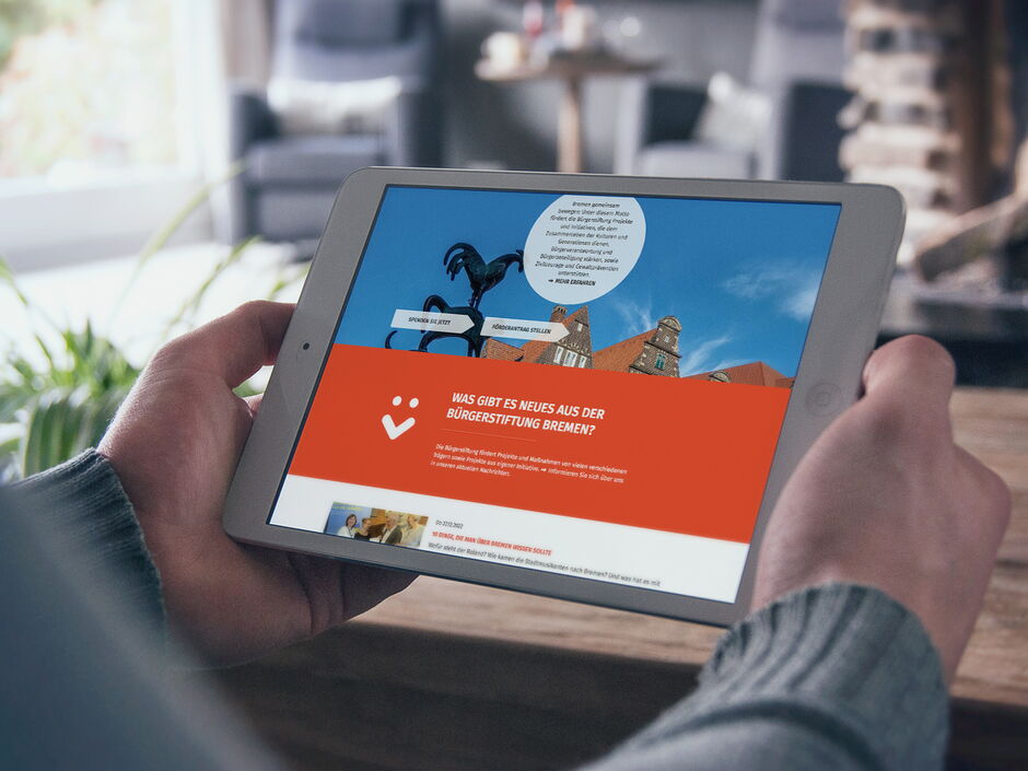martin zech design, projekt design, buergerstiftung bremen, website, detail 1