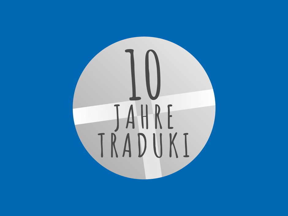 martin zech design, projekt design, traduki, 10-jahre-jubellogo