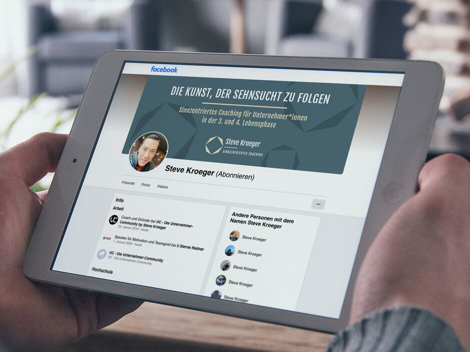 martin zech design, corporate design, steve kroeger coaching, header banner