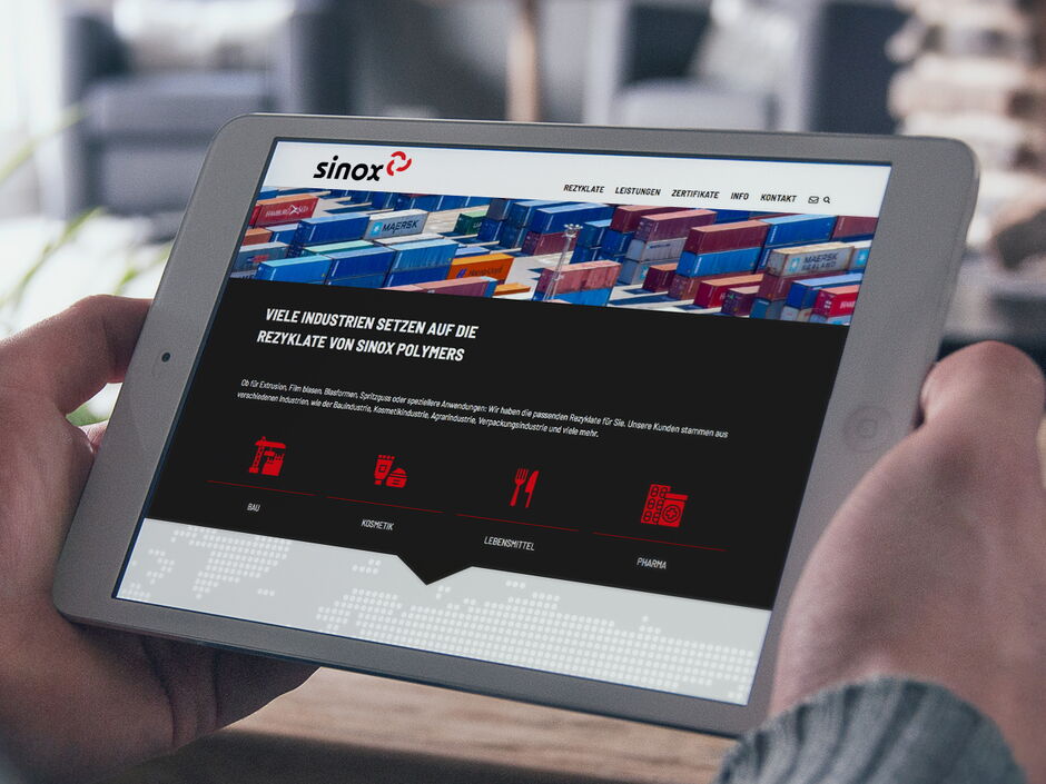 martin zech design, projekt design, sinox polymers, website, detail 52