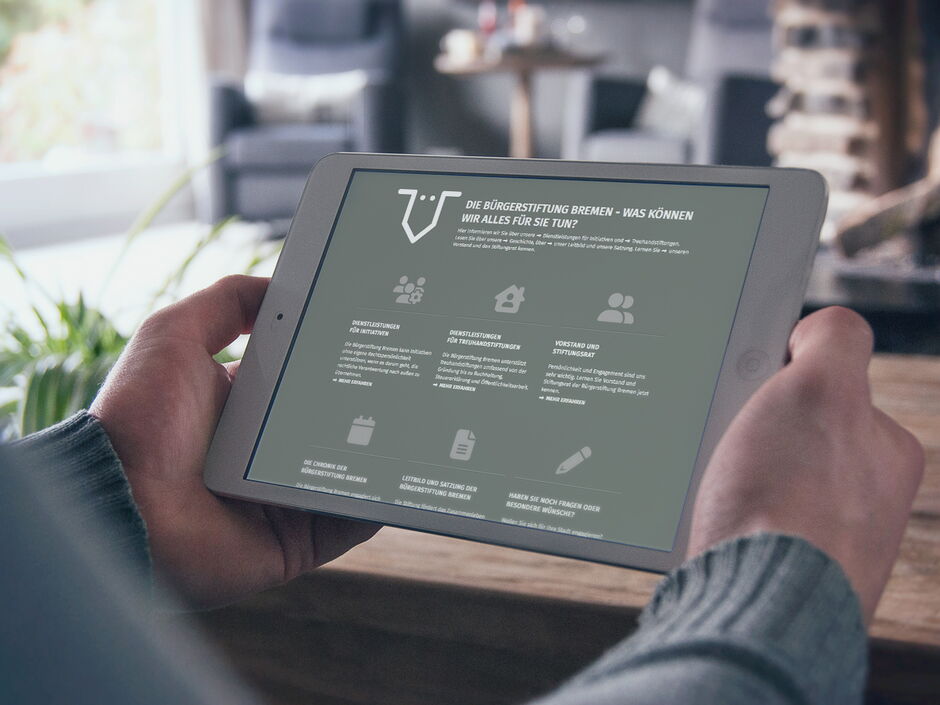 martin zech design, projekt design, buergerstiftung bremen, website, detail 4
