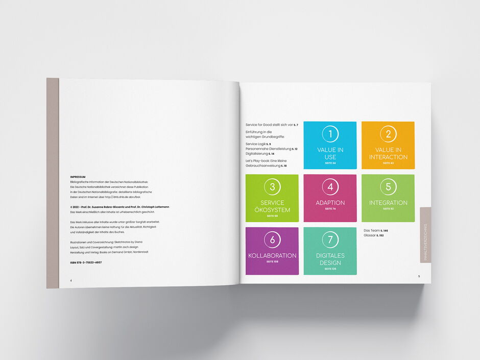 martin zech design buchgestaltung, jacobs university, service for good, innenseiten 1