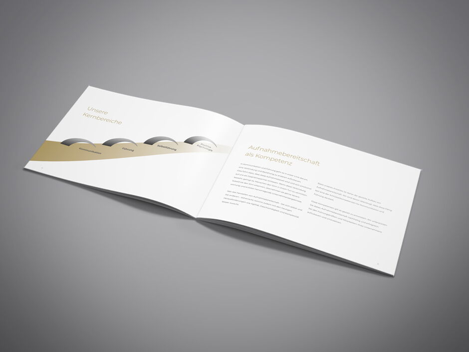martin zech design, corporate design, pontea, firmenbroschuere, doppelseite 2