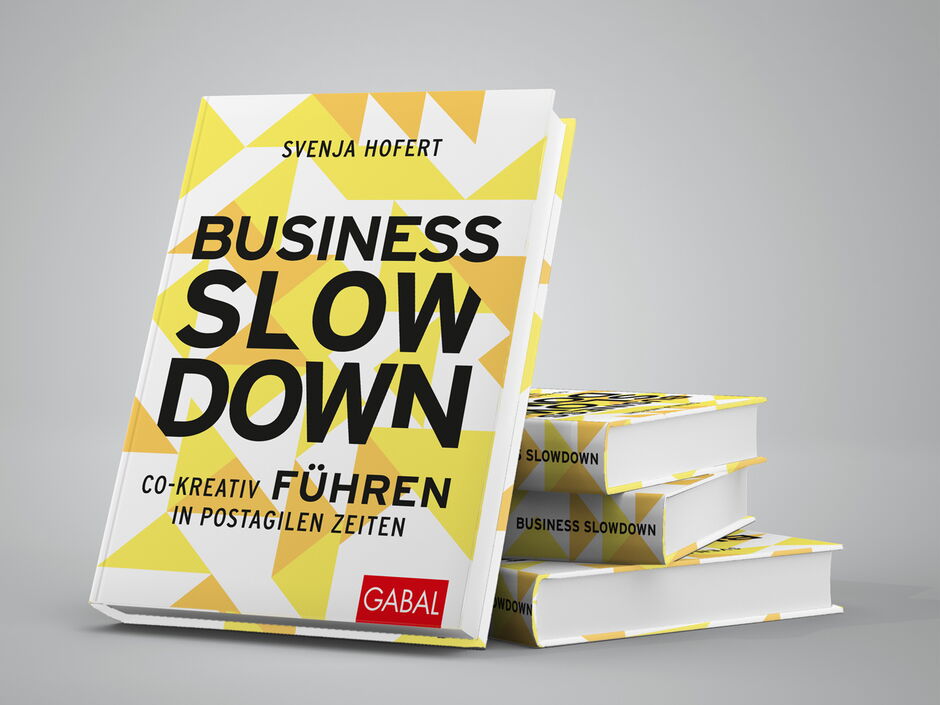 martin zech design, buchcover design, svenja hofert, business slowdown