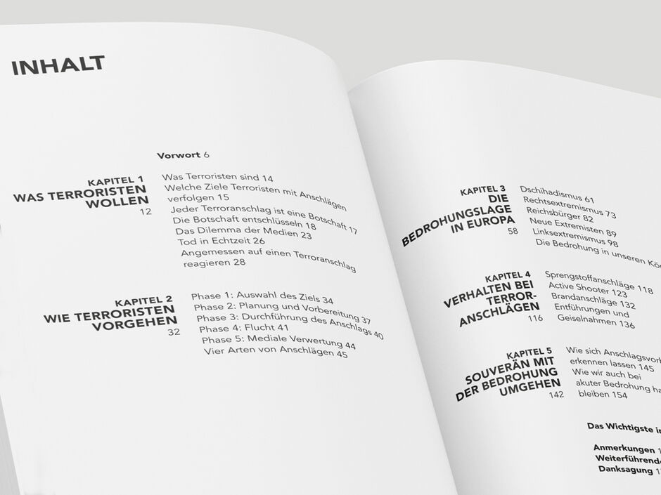 martin zech design, buchgestaltung, florian peil, terrorismus, innenseiten 1