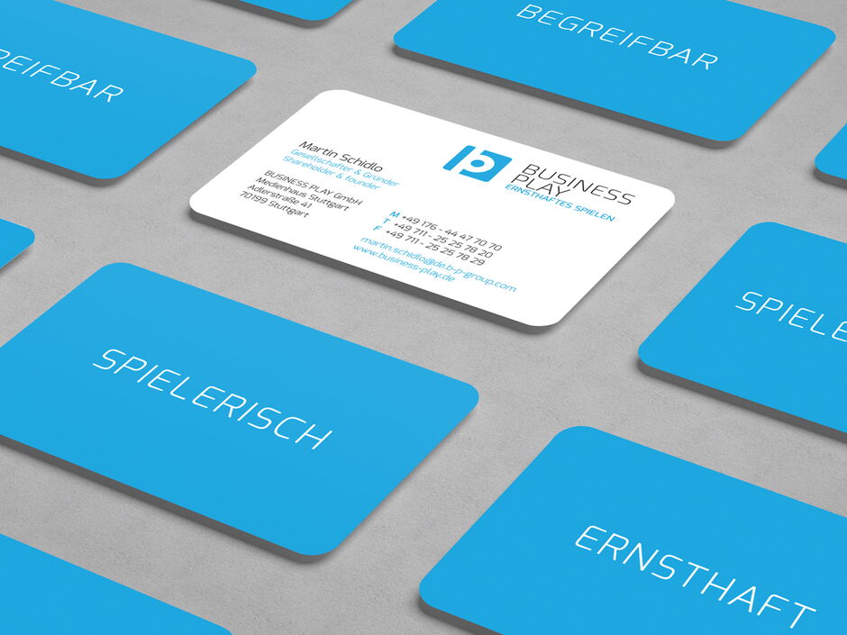 martin zech design, corporate-design, business play, visitenkarte