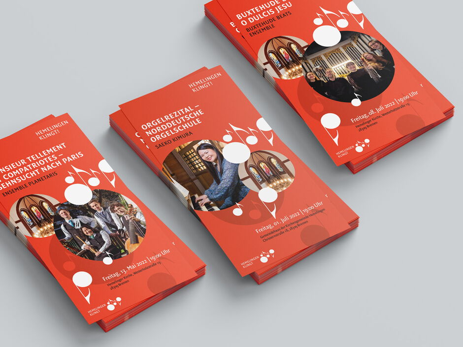 martin zech design, projekt design, hemelingen klingt, flyer