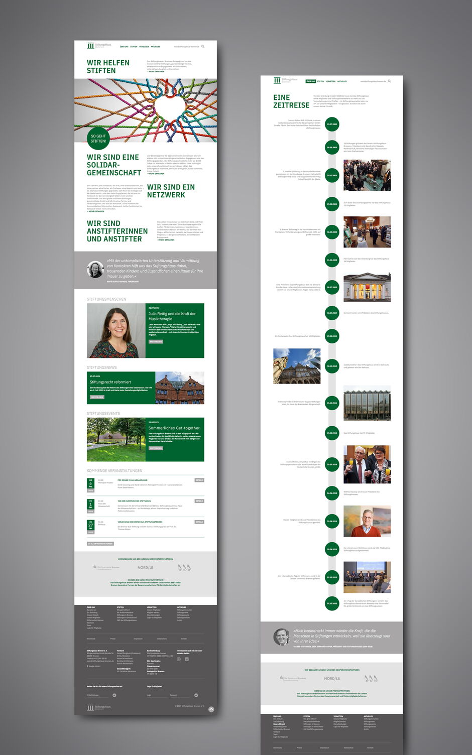 martin zech design, corporate design, stiftungshaus bremen, website